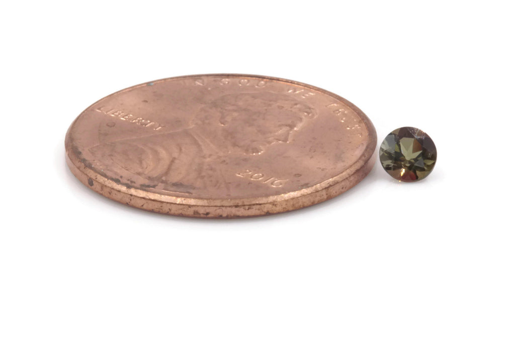 Natural Andalusite Andalusite Gemstone Genuine Andalusite Poor Man Alexandrite Faceted Andalusite DIY ANDALUSITE 5PCS SET 3.5mm 0.9ct-Planet Gemstones
