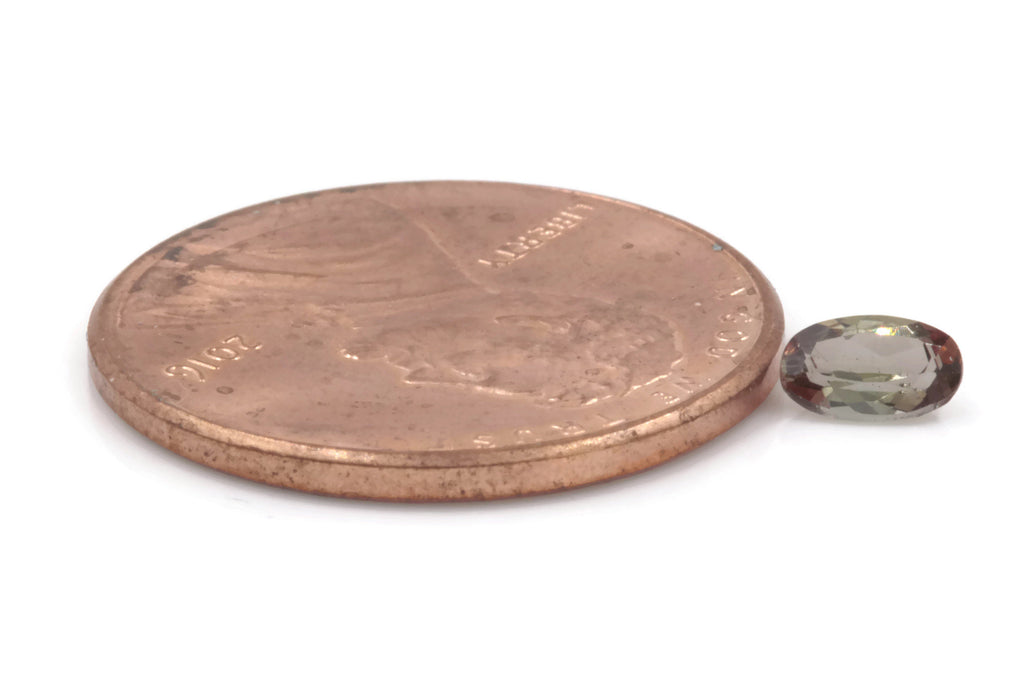 Natural Andalusite Andalusite Gemstone Genuine Andalusite Poor Man Alexandrite Faceted Andalusite DIY ANDALUSITE 5PCS SET 5x3mm 1.1ct-Planet Gemstones