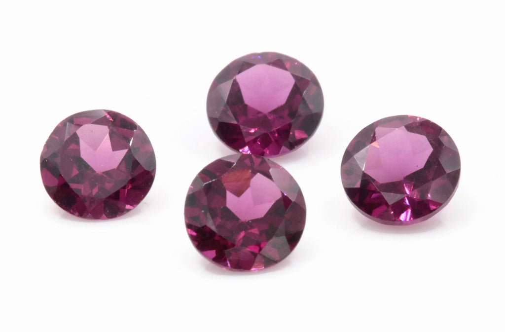 Rhodolite Garnet Round 6mm-Planet Gemstones