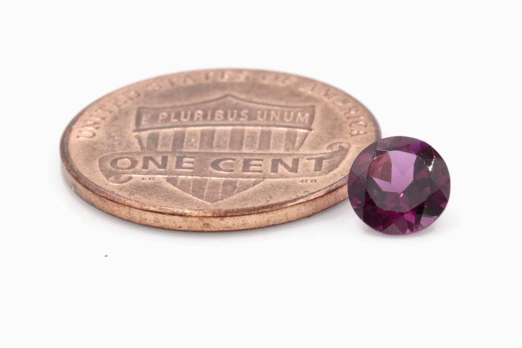 Natural Rhodolite Garnet gemstone Natural Garnet Purple Garnet January Birthstone  Mozambique Garnet Natural rhodolite 6mm RD-Planet Gemstones