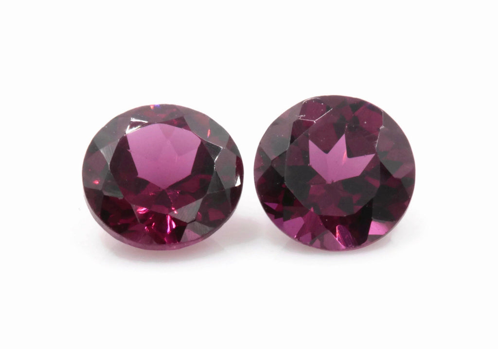 Rhodolite Garnet Round 5mm-Planet Gemstones