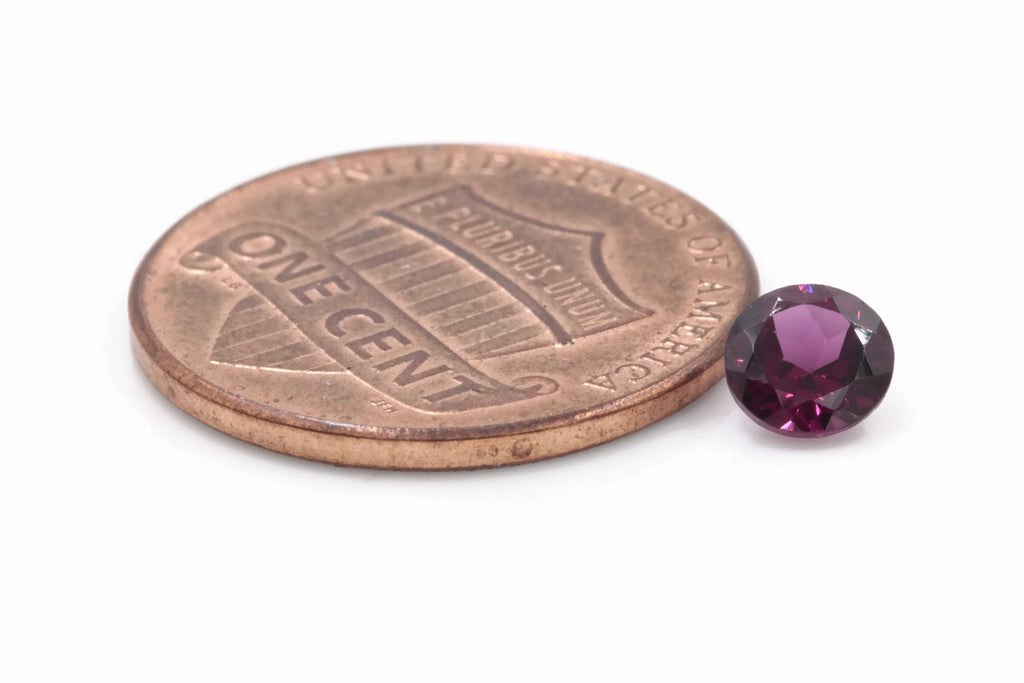 Rhodolite Garnet Round 5mm-Planet Gemstones