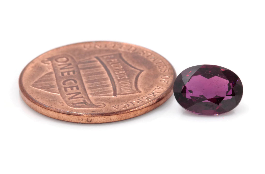 Rhodolite Garnet 8x6mm-Planet Gemstones