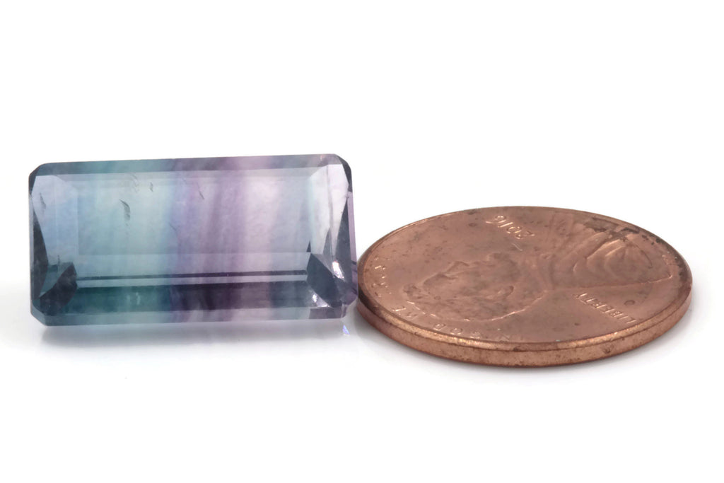 Natural Flourite Flourite Crystal Flourite Flourite Stone Bi-Colored Flourite 10x18mm OCT SKU:00111121 DIY Jewelry Supplies-Planet Gemstones