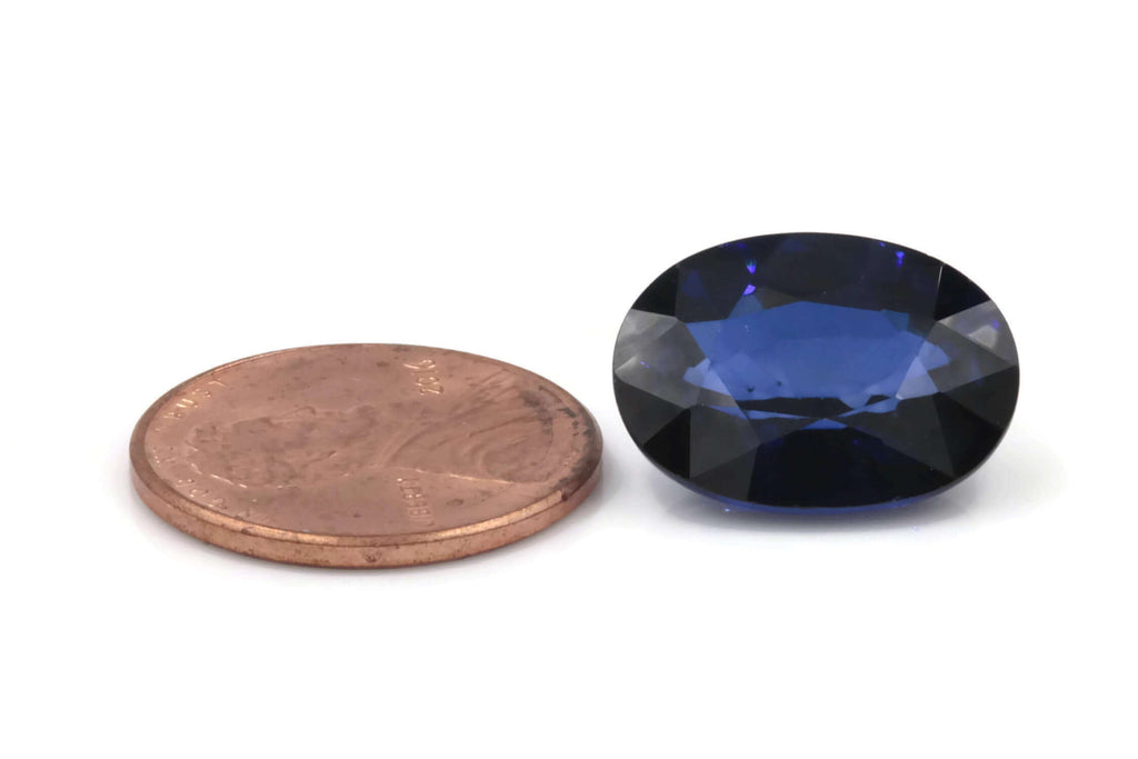 Blue Sapphire Variety 12.25ct 12x16mm Sapphire Gemstone Genuine Sapphire for Sapphire Jewelry loose sapphire Birthstone wedding gemstone-Planet Gemstones