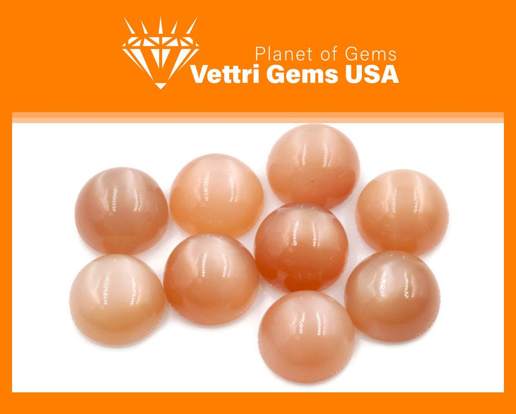 Moonstone Round 10mm-Planet Gemstones