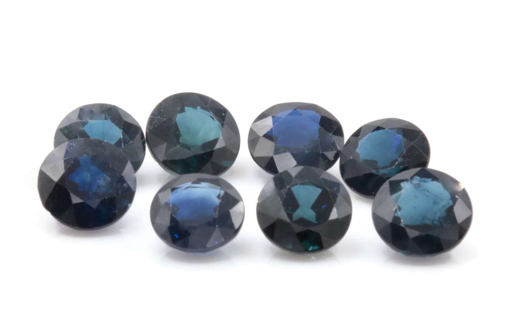 Blue Sapphire Variety 1ct 6mm Sapphire Gemstone Genuine Sapphire for Sapphire Jewelry loose sapphire Birthstone wedding gemstone-Planet Gemstones