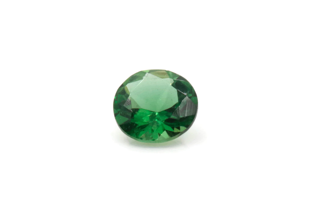 Natural Chrome Tourmaline Gemstone green stone natural chrome stone green tourmaline gems round 4mm 0.20ct DIY Jewelry Supplies-Tourmaline-Planet Gemstones