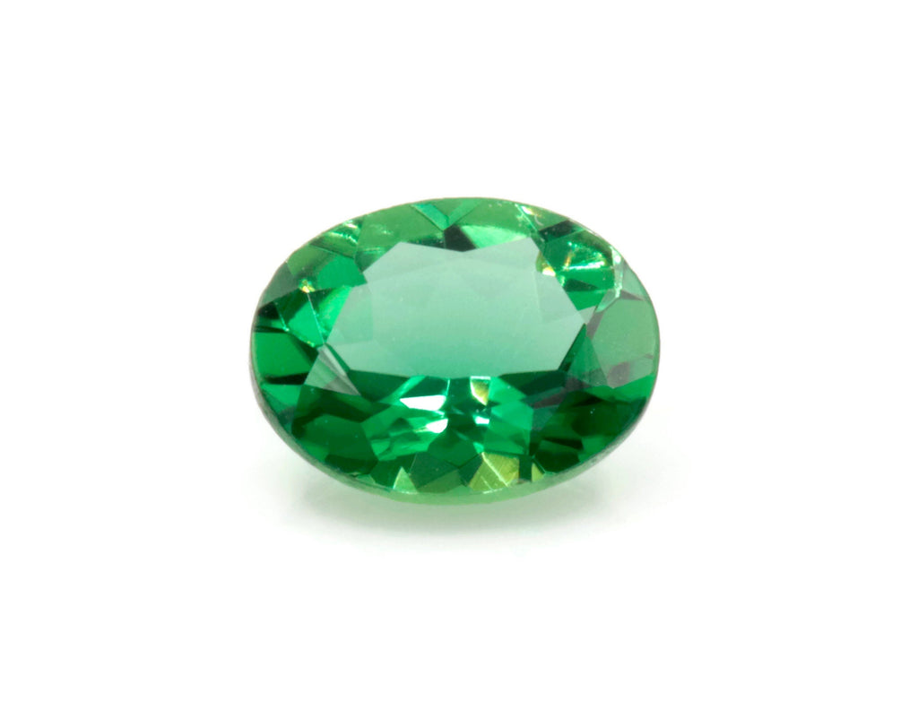 Natural Chrome Tourmaline Gemstone green stone natural chrome stone green tourmaline gems round 4x5mm 0.28ct DIY Jewelry Supplies-Tourmaline-Planet Gemstones