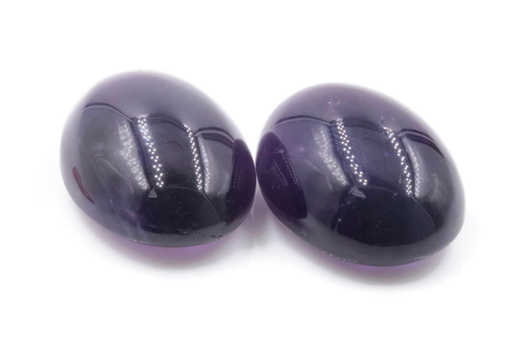 Amethyst Cabs 18x25mm-Planet Gemstones