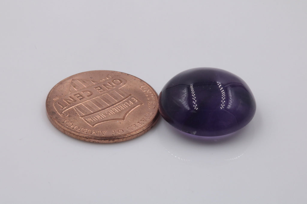 Amethyst cabochon 16mm-Planet Gemstones