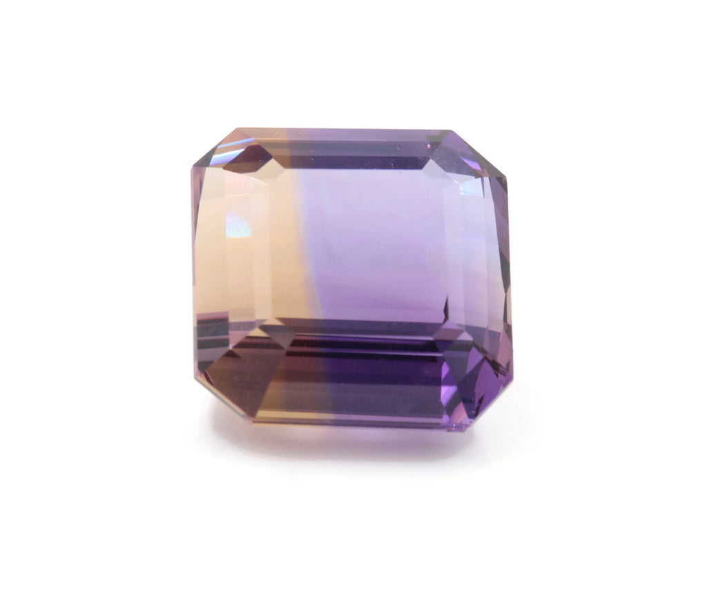 natural ametrine gemstone/ faceted ametrine loose stone/genuine ametrine for jewelry/ametrine gem stone ametrine loose 17mm 26.8ct-Planet Gemstones