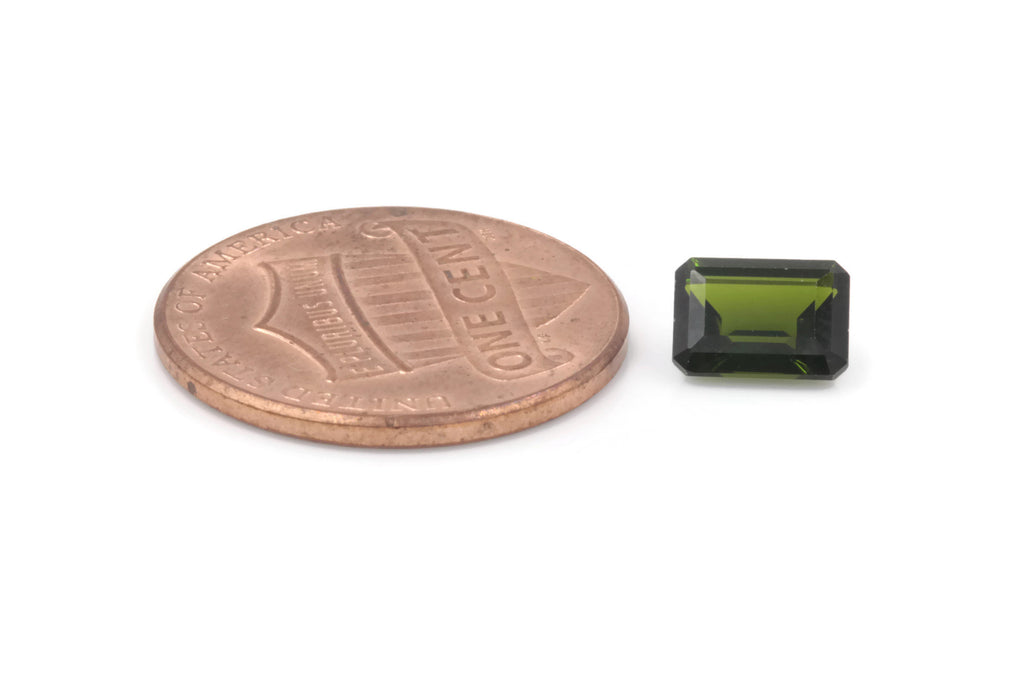 Natural Chrome diopside Green Gemstone Russian diopside Green Diopside DIY jewelry supplies Faceted Chrome diopside 7x5mm-Planet Gemstones