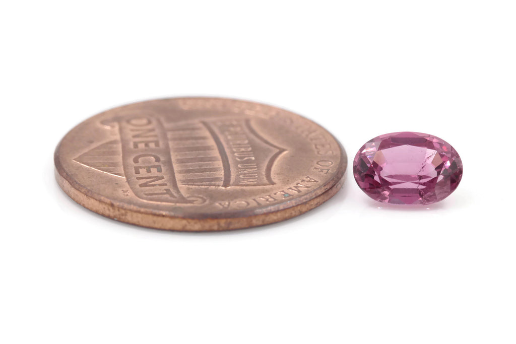 Natural Spinel Spinel Gemstone Genuine Spinel August birthstone Spinel Oval faceted 7x5mm Pink Spinel 1 stone 1.02ct Spinel Loose stone-Planet Gemstones