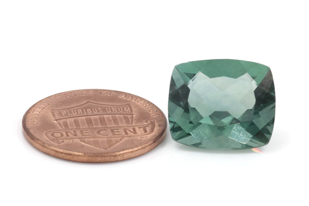 Flourite Cushion 14x12mm-Planet Gemstones