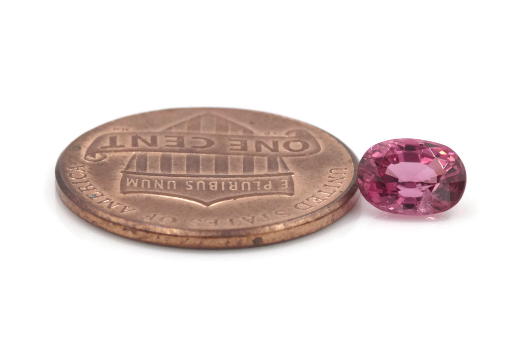 Red Spinel Oval 6x5mm-Planet Gemstones