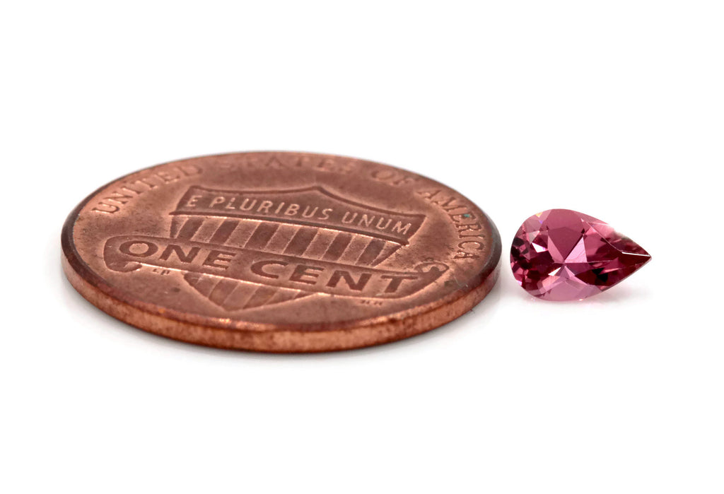Natural Tourmaline Pink Tourmaline October Birthstone DIY Jewelry Supply Black Tourmaline Tourmaline Tourmaline Pear Pink 0.40ct 4x6mm-Tourmaline-Planet Gemstones