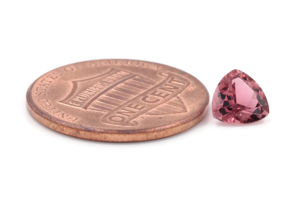 Natural Tourmaline Pink Tourmaline October Birthstone DIY Jewelry Supply Black Tourmaline Tourmaline Tourmaline Pink 0.72ct 6mm-Tourmaline-Planet Gemstones