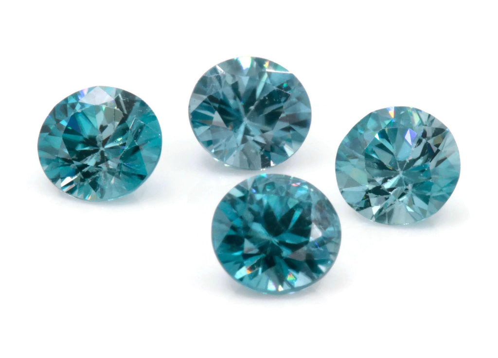Blue Zircon 6mm-Planet Gemstones