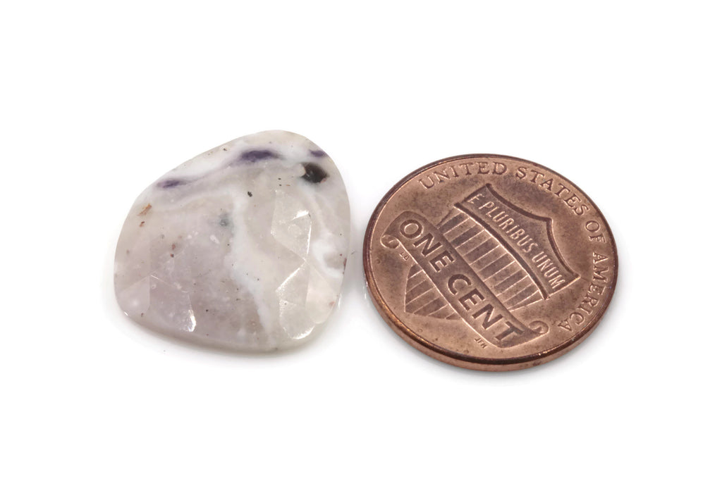 Natural Opal Opal Opal Rose Cut Gemstone Purple Opal Rose cut Matching Pair DIY Jewelry Supply DIY Jewelry Supplies-Planet Gemstones