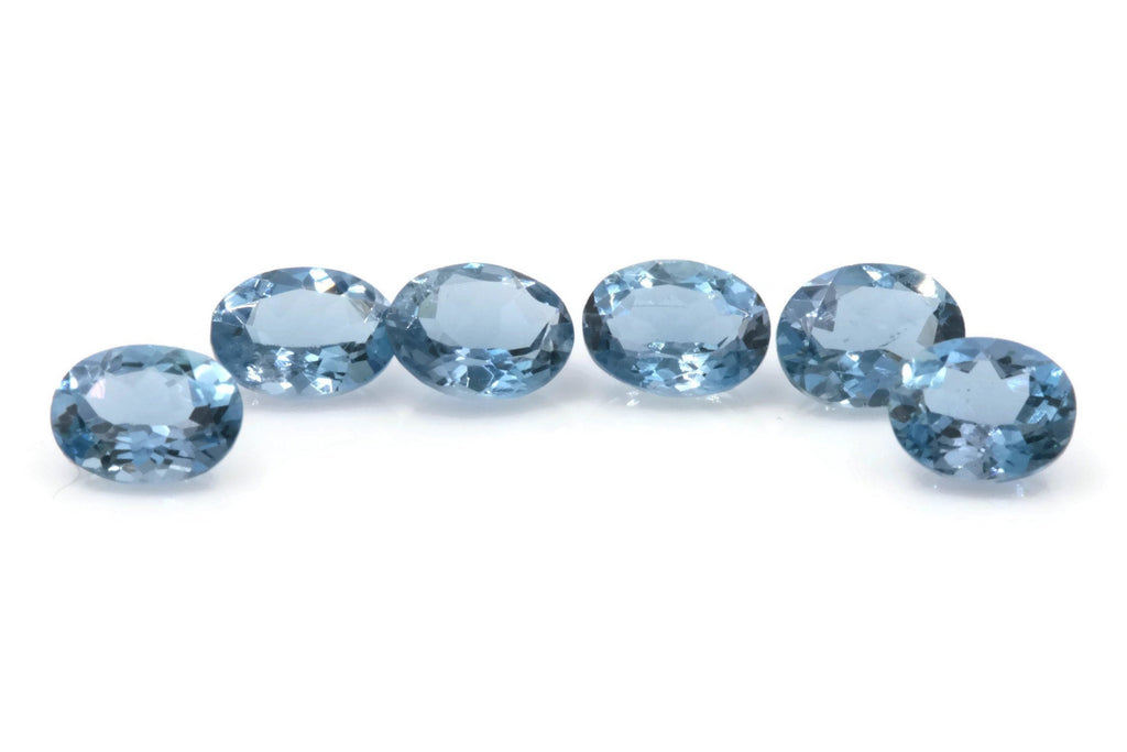 Aquamarine Oval 5x4mm-Aquamarine-Planet Gemstones