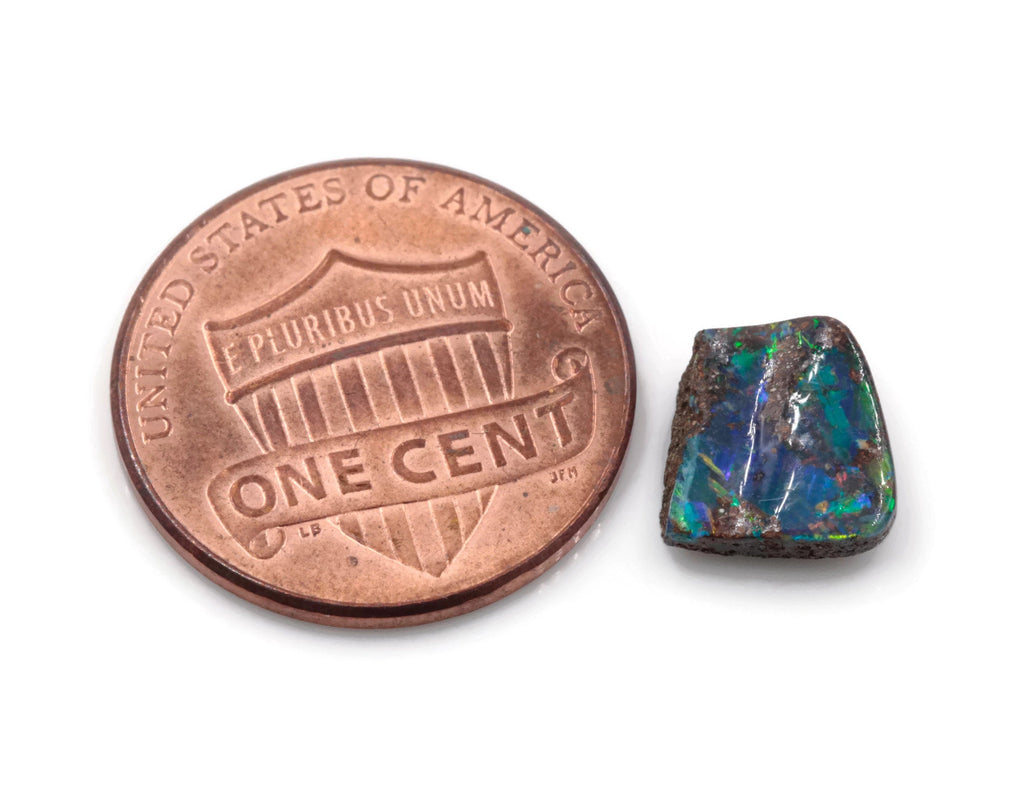 Natural Australian Boulder Opal Genuine Opal Stone Aussie Boulder Opal Stone 1.79ct DIY Jewelry Supplies-Planet Gemstones