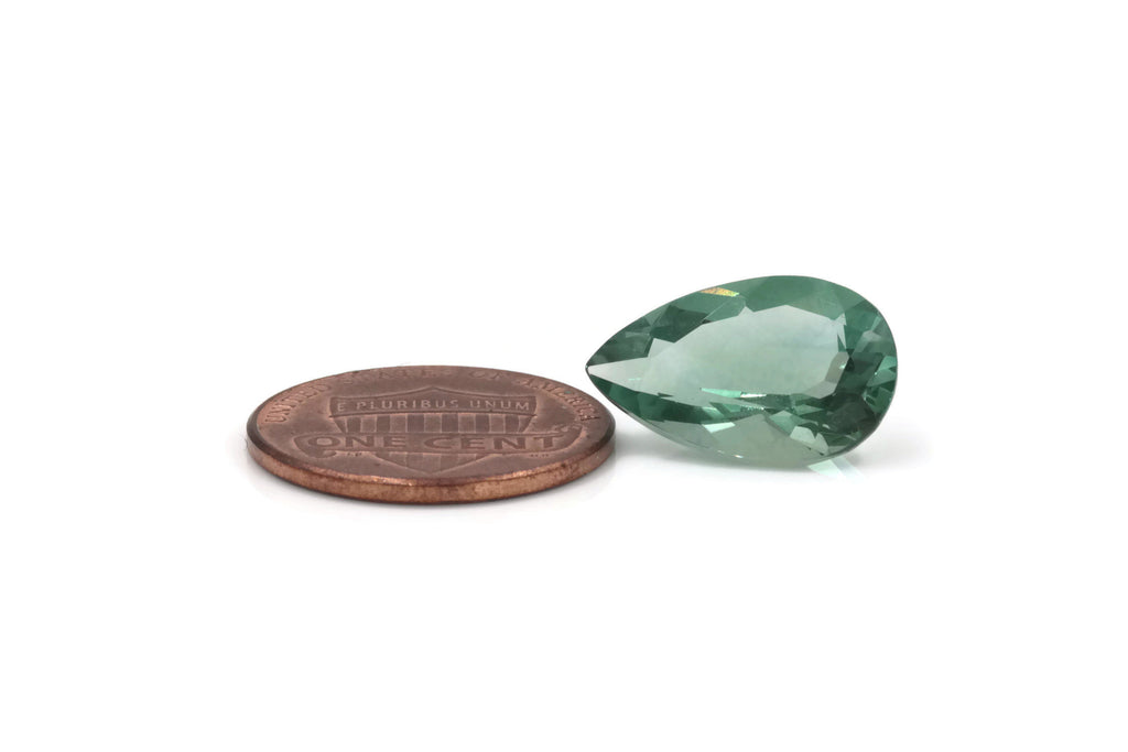 Flourite Pear Shape-Planet Gemstones