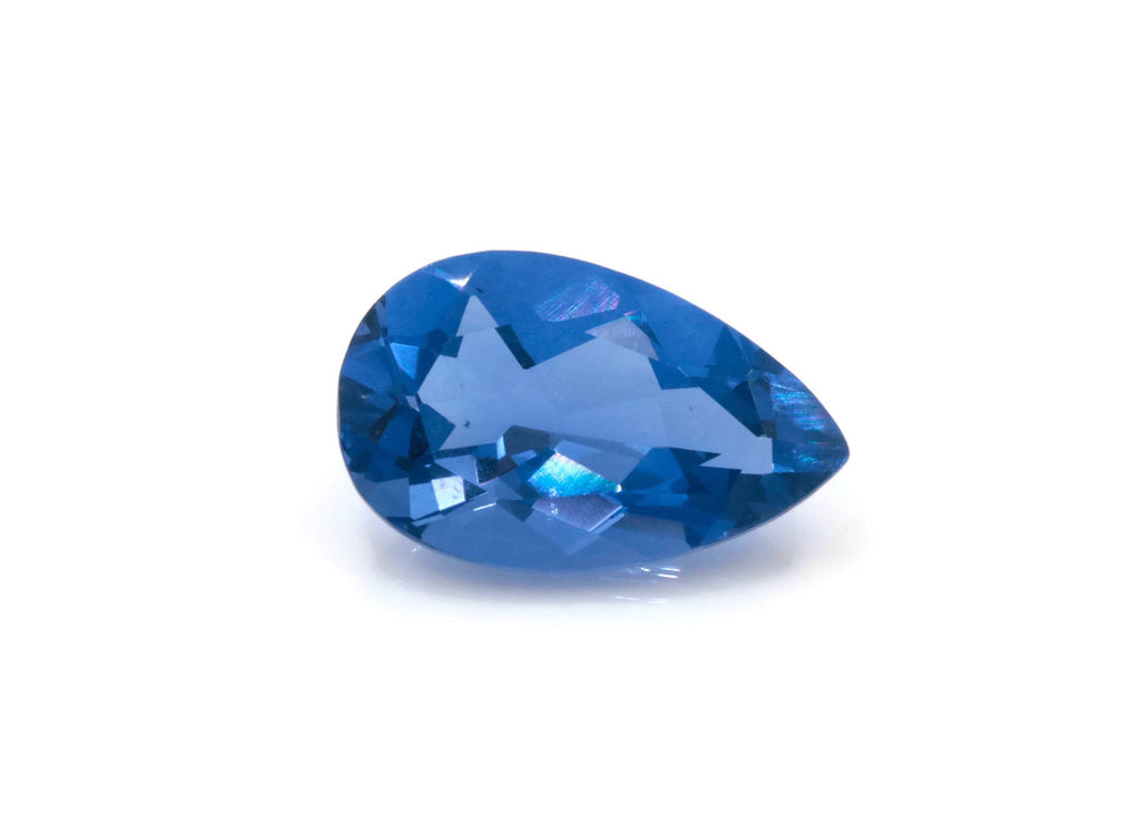 Natural Flourite Flourite Crystal Flourite Flourite Stone Blue Flourite Pear 16x10mm DIY Jewelry Supplies Color Change Flourite-Planet Gemstones