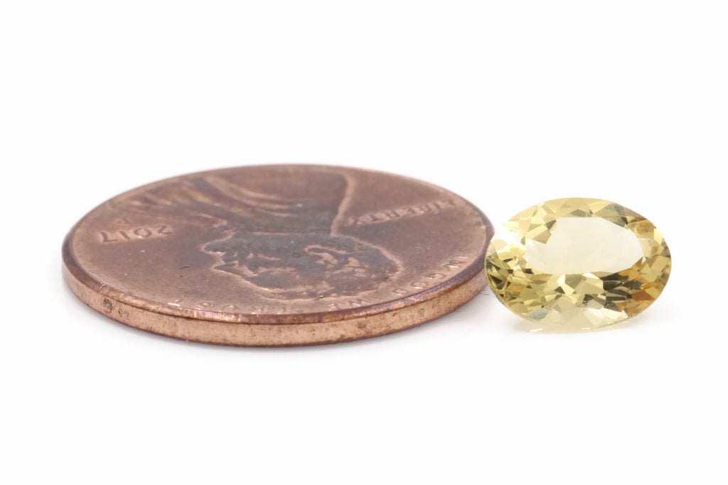 Lemon Beryl Oval 8x6mm-Planet Gemstones