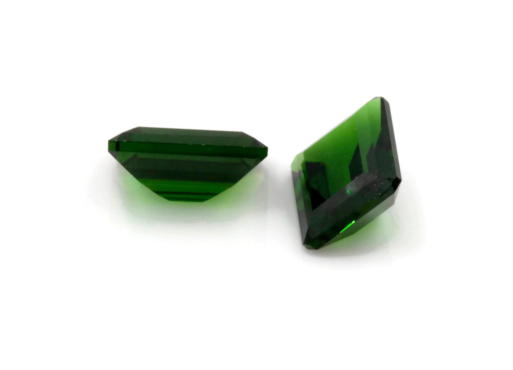 Chrome Diopside Octagon 9x7mm-Planet Gemstones