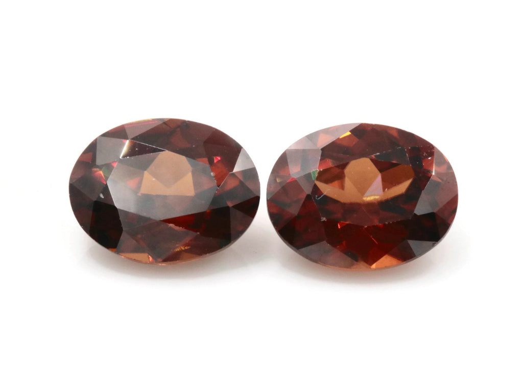 Champagne Zircon Oval 9x7mm-Planet Gemstones