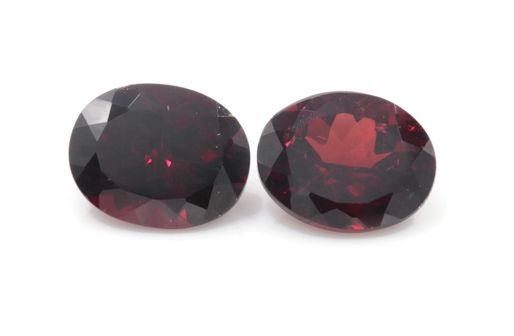 Natural Red Garnet | January Birthstone | Faceted Red Garnet loose gemstone | Mozambique Garnet 10x8mm 6.35ct-Planet Gemstones