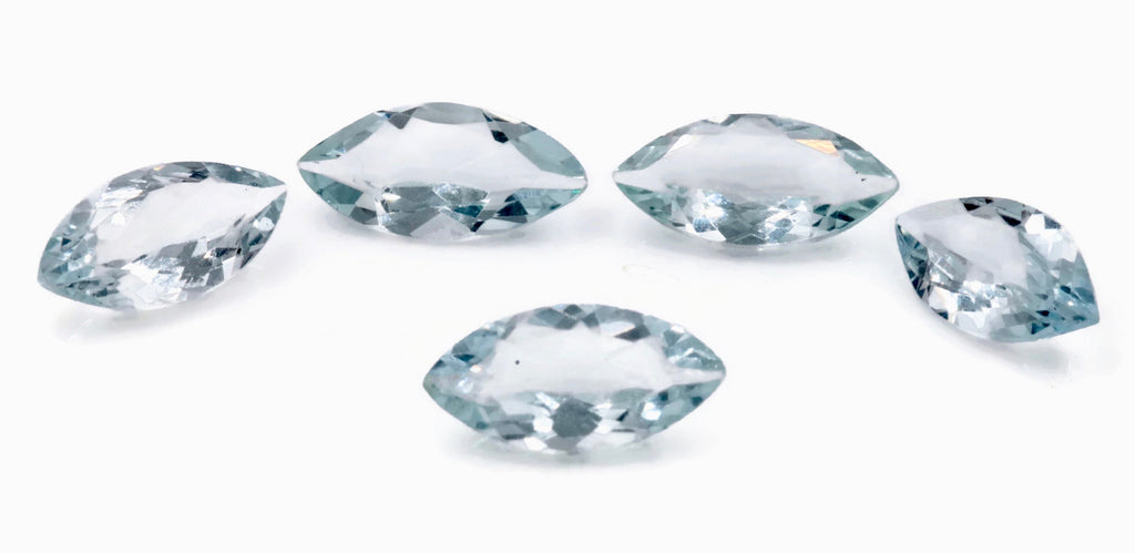 Natural Aquamarine 12x6mm 1.25ct-Aquamarine-Planet Gemstones