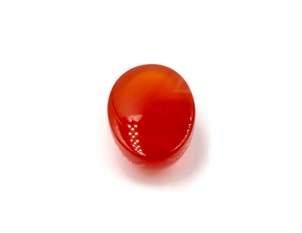 Natural Carnelian Gemstone red orange carnelian gem genuine carnelian Oval cabochon, 14x10mm, 5.99ct DIY Jewelry DIY Jewelry Supplies-Planet Gemstones