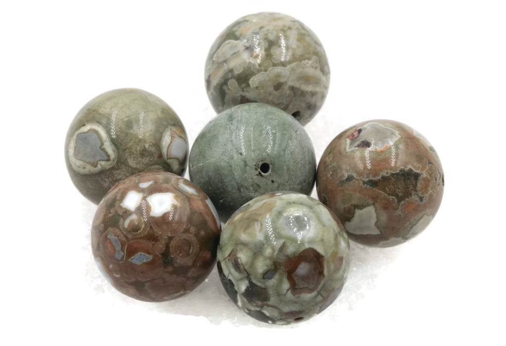 Agate Round 12mm, 16mm-Planet Gemstones