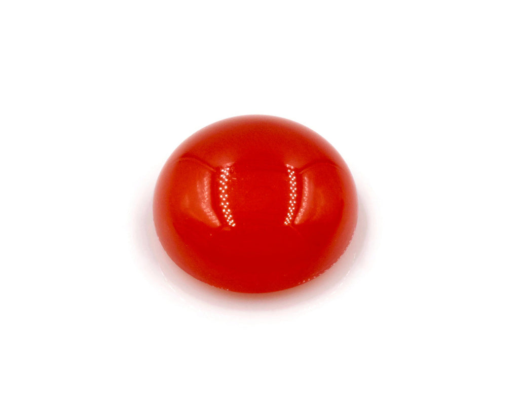 Natural Carnelian Gemstone red orange carnelian gem genuine carnelian Round cabochon, 10mm, 3.50ct DIY Jewelry DIY Jewelry Supplies-Planet Gemstones