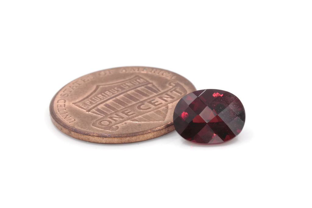 Red Garnet 8x6mm-Planet Gemstones