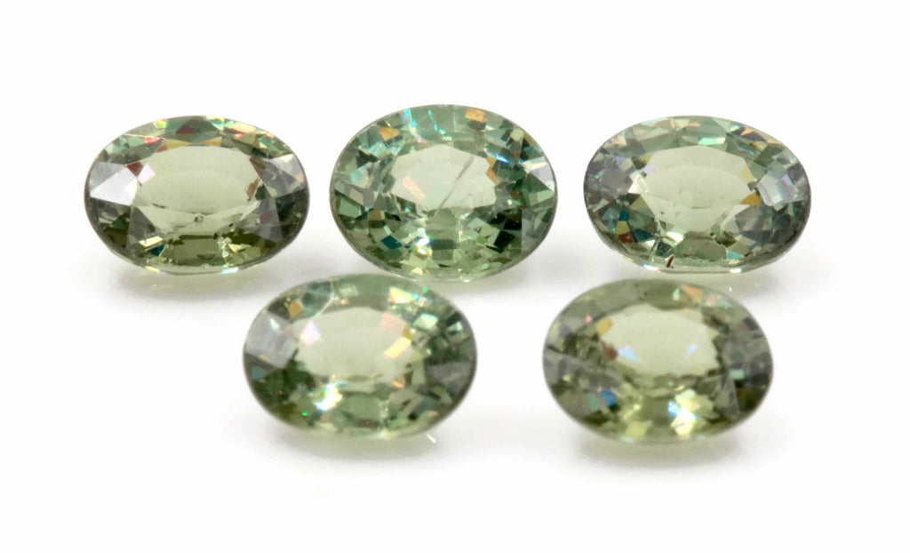 Natural Demantoid Garnet Gemstone Garnet Demantoid Garnet January Gemstone 4x5mm OV Loose Stone SKU:00111367-Planet Gemstones