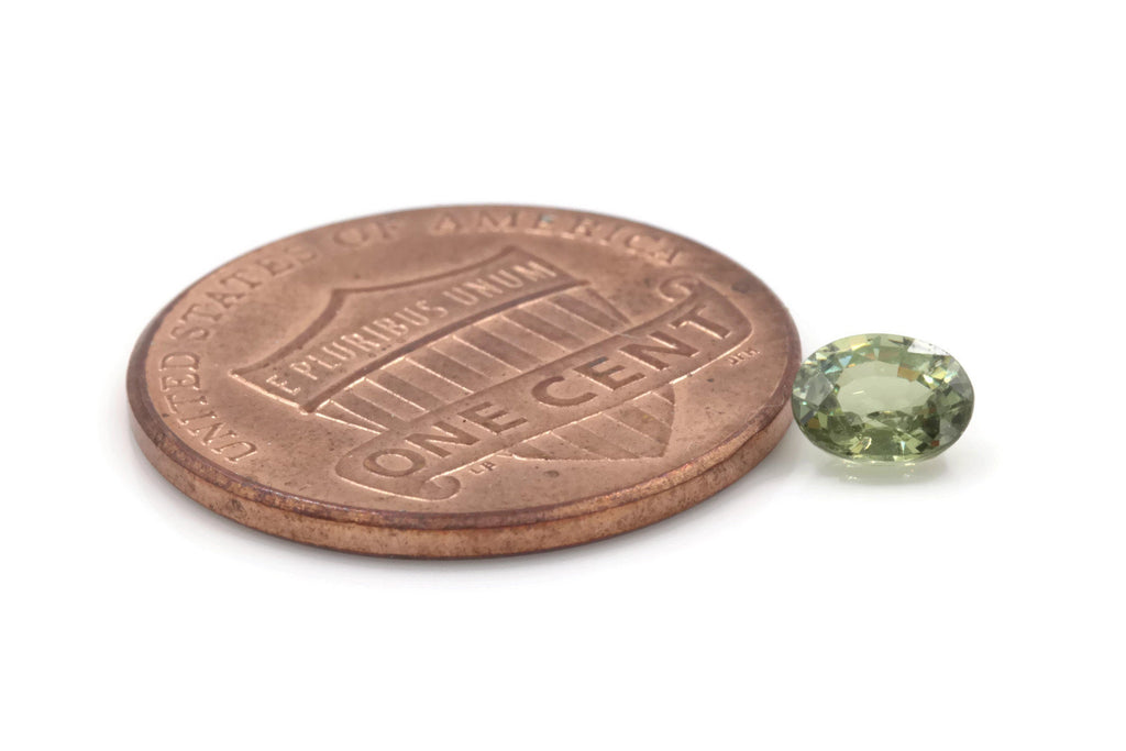Natural Demantoid Garnet Gemstone Garnet Demantoid Garnet January Gemstone 4x5mm OV Loose Stone SKU:00111367-Planet Gemstones