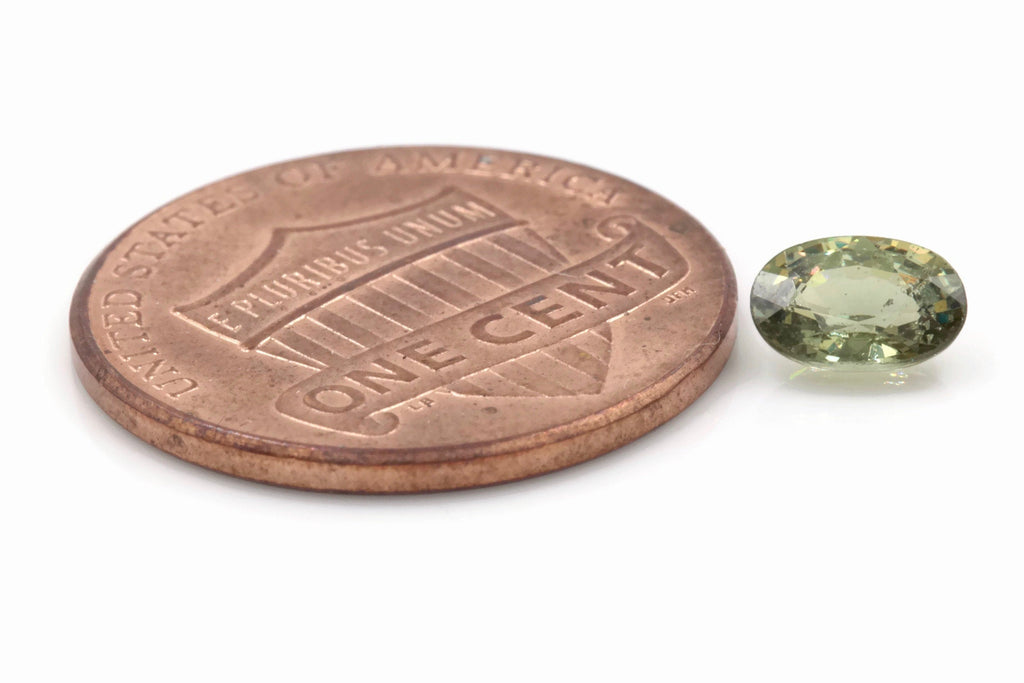Demantoid Garnet Oval 4x6mm-Planet Gemstones