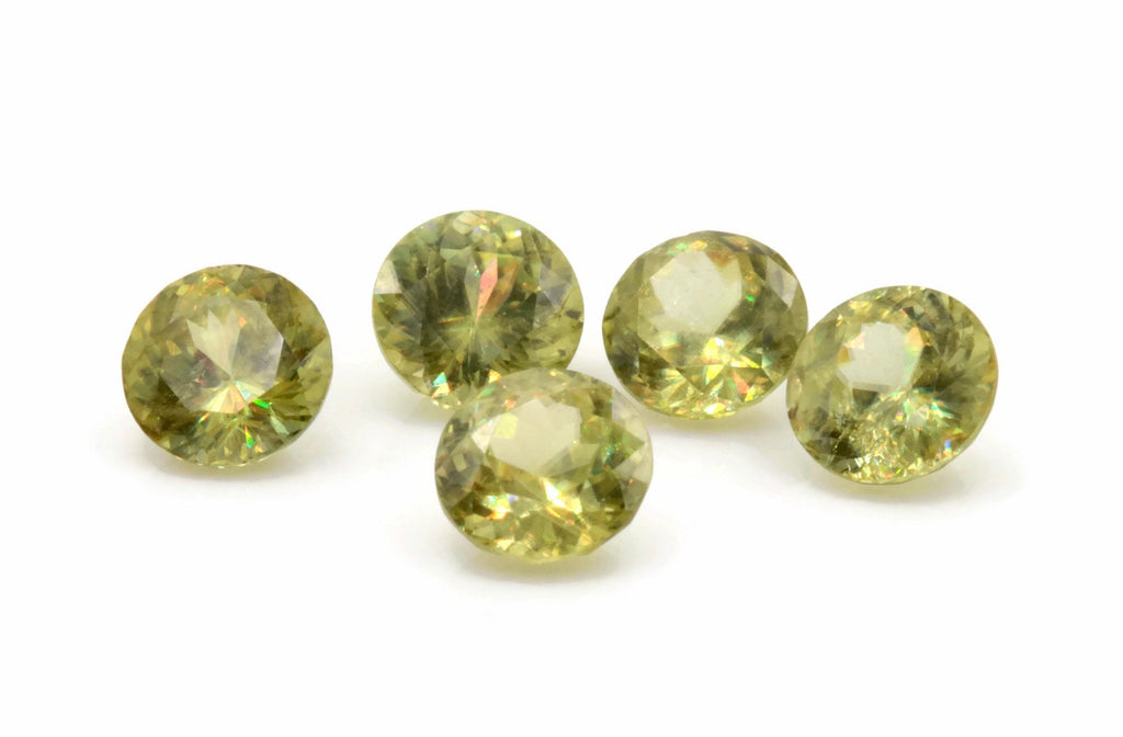 Sphene Round 6mm-Planet Gemstones