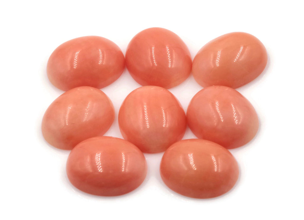 Salmon Coral 10x12mm-Planet Gemstones