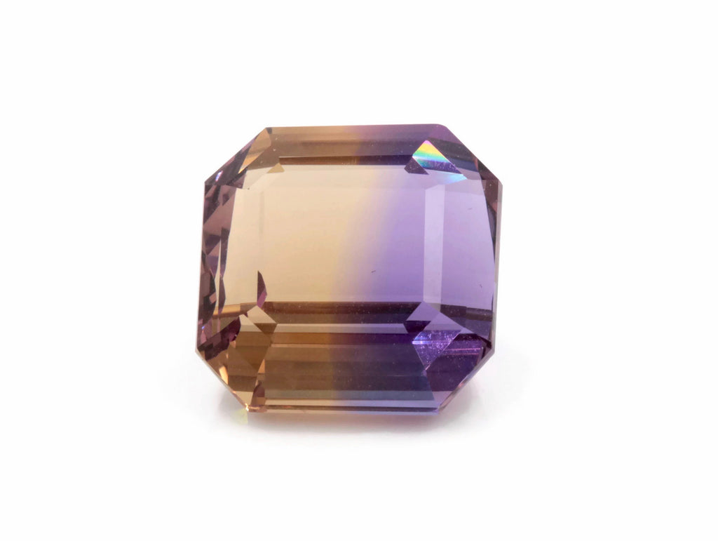 natural ametrine gemstone/ faceted ametrine loose stone/genuine ametrine for jewelry/ametrine gem stone ametrine loose 17mm 24.3ct-Planet Gemstones