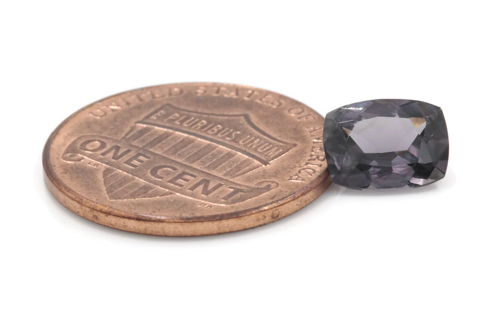 Natural Spinel Spinel Gemstone Genuine Spinel August birthstone Natural Lavender SPINEL 8x6mm Spinel Cushion 1.55ct Spinel Loose stone-Planet Gemstones