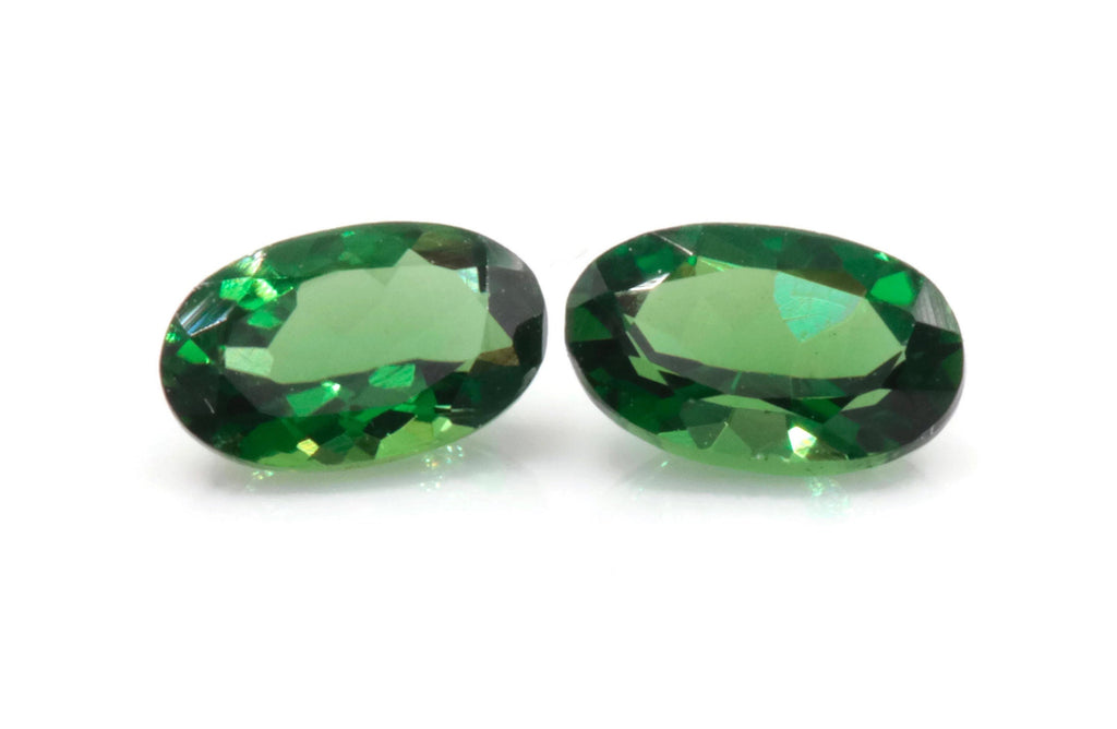 Natural Chrome Tourmaline Gemstone green stone natural chrome stone green tourmaline gems round 3x5mm 0.45ct DIY Jewelry Supplies-Tourmaline-Planet Gemstones