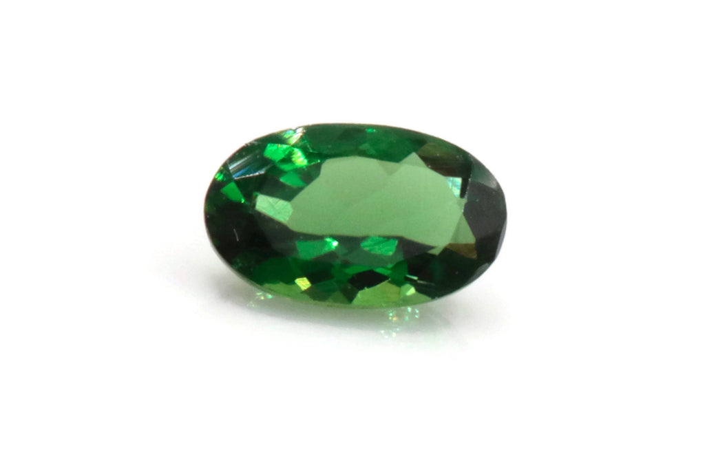 Natural Chrome Tourmaline Gemstone green stone natural chrome stone green tourmaline gems round 3x5mm 0.45ct DIY Jewelry Supplies-Tourmaline-Planet Gemstones