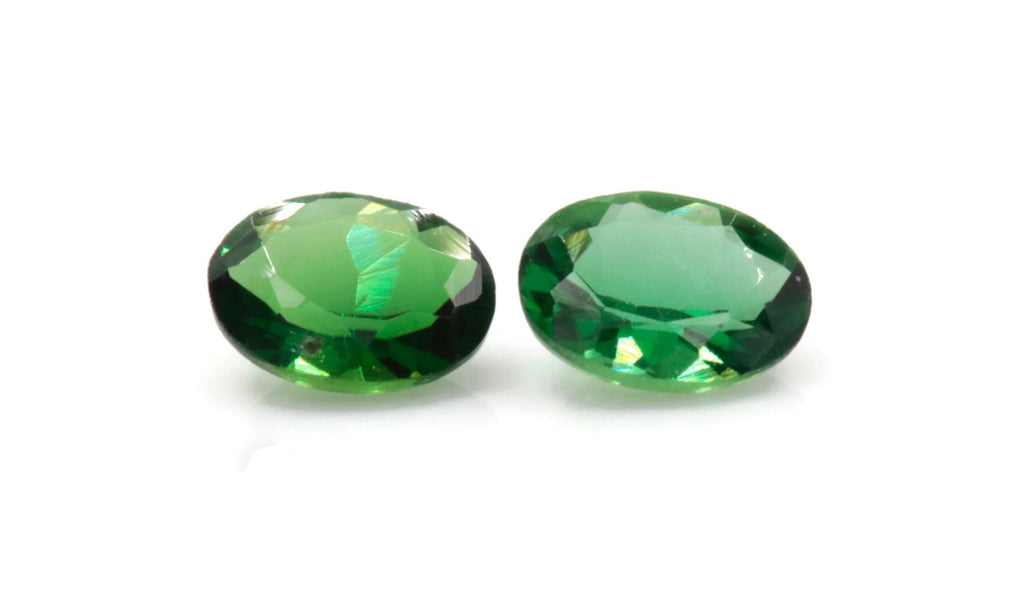 Natural Chrome Tourmaline Gemstone green stone natural chrome stone green tourmaline gems round 3x4mm 0.30ct DIY Jewelry Supplies-Tourmaline-Planet Gemstones