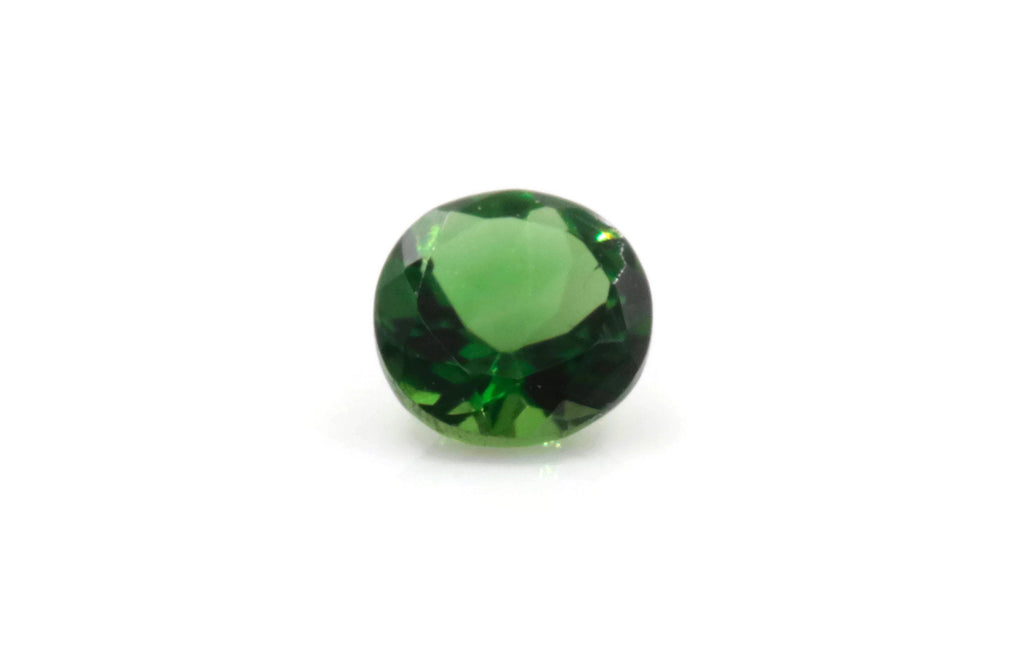 Natural Chrome Tourmaline Gemstone green stone natural chrome stone green tourmaline gems round 3.5mm 0.30ct DIY Jewelry Supplies-Tourmaline-Planet Gemstones