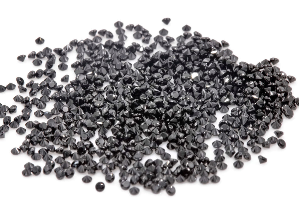 Black Spinel 12PCS 1.25mm-Planet Gemstones