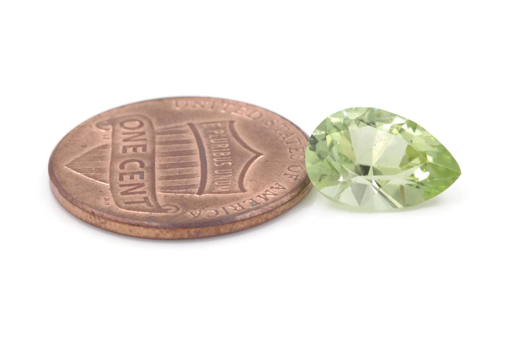 Natural Tourmaline Green Tourmaline DIY Jewelry Supply Tourmaline October birthstone Genuine Tourmaline Tourmaline 2.5 ct 11x7.4 mm-Tourmaline-Planet Gemstones